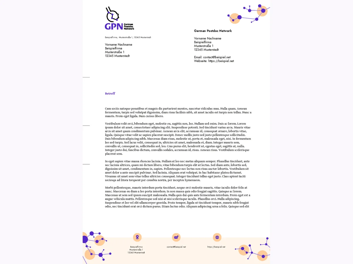 German Postdoc Network – Markenidentität & Geschäftsausstattung – Abbildung 4